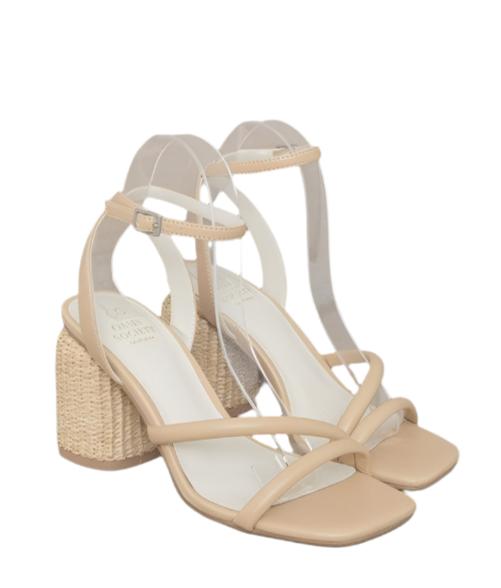 Women's Shoes - Sandals Womens Shoes Style No. Alaia - Strappy Raffia Heel Sandal