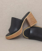 Women's Shoes - Heels Womens Shoes Style No. Camille - Platform Slide Heel