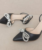 Women's Shoes - Heels Womens Shoes Style No. Chelsea - Bow Front Kitten Heel