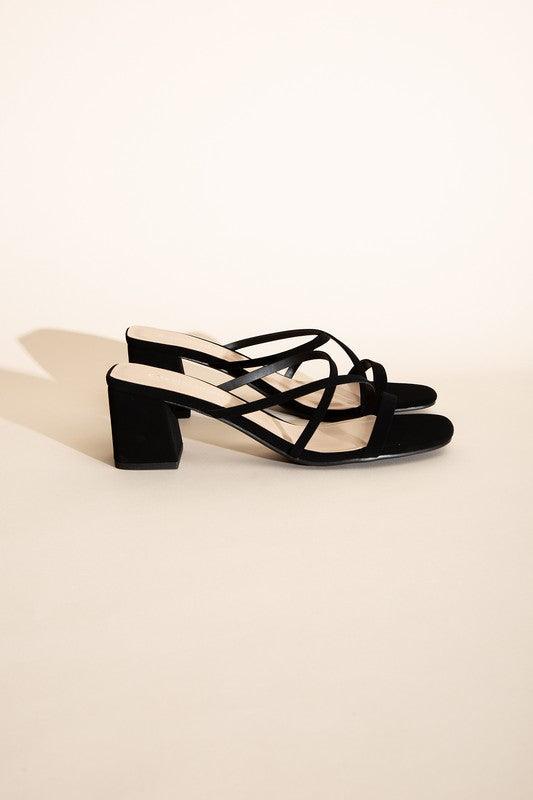 Women's Shoes - Heels Womens Shoes Style No. Crimp-S Mule Sandal Heels