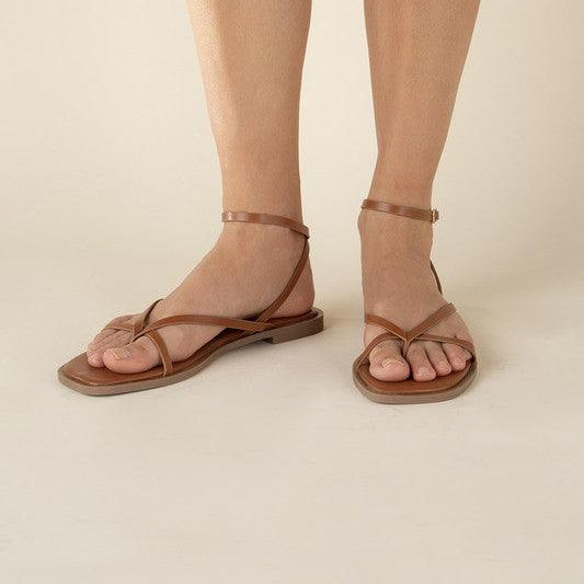 Women's Shoes - Sandals Womens Shoes Style No. Elio-1 Flat Sandals