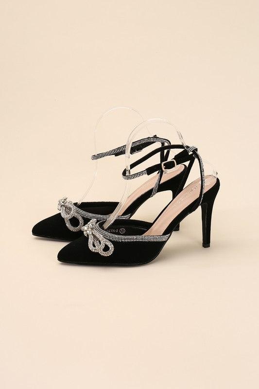 Women's Shoes - Heels Womens Shoes Style No. Freya-5 Double Bow Heels