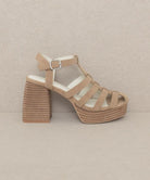 Women's Shoes - Heels Womens Shoes Style No. Hailee - Gladiator Platform Heel