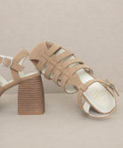 Women's Shoes - Heels Womens Shoes Style No. Hailee - Gladiator Platform Heel