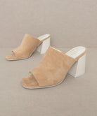 Women's Shoes - Heels Womens Shoes Style No. Kathleen - Block Heel Slides