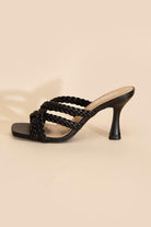 Women's Shoes - Heels Womens Shoes Style No. Kellan-S Double Cross Braided Heels