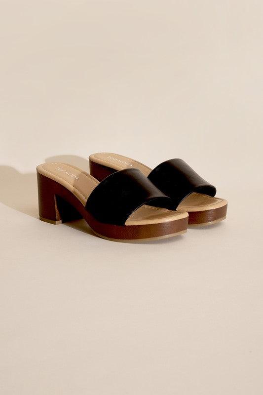 Women's Shoes - Heels Womens Shoes Style No. Lauren-1 Slide Mule Heels