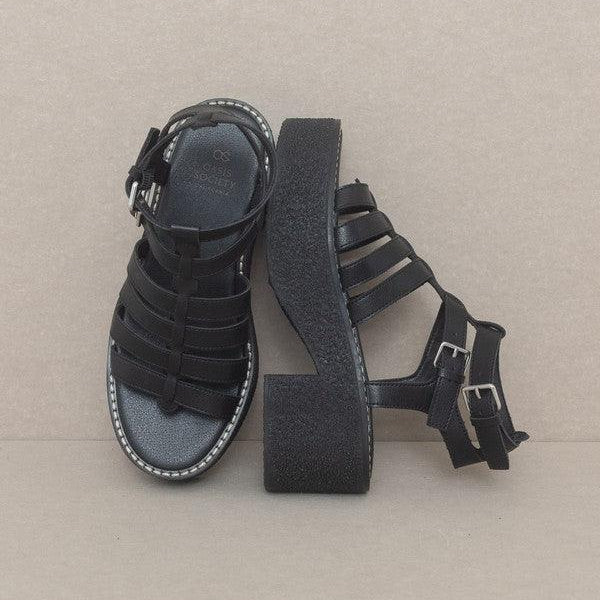 Women's Shoes - Sandals Womens Shoes Style No. Lindsey - Platform Gladiator Sandal