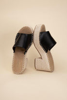 Women's Shoes - Heels Womens Shoes Style No. Lock-1 Espadrille Mule Heels