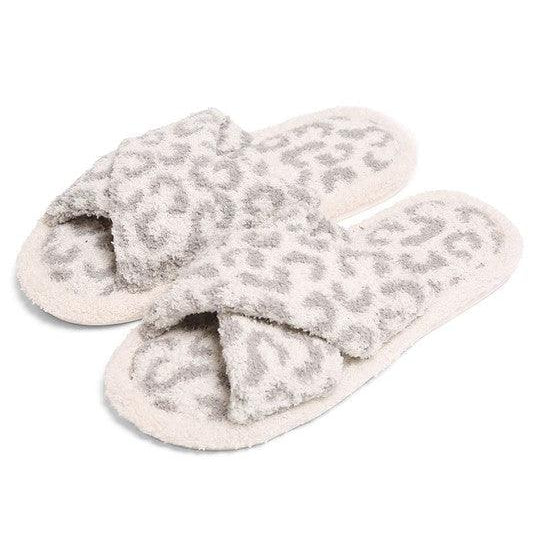 Women's Shoes - Slippers Womens Shoes Style No. Luxury Soft Crossover Leopard Pattern...