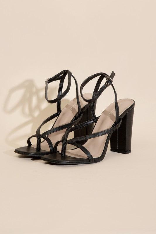 Women's Shoes - Sandals Womens Shoes Style No. Nile-5 Thong Strappy Heels