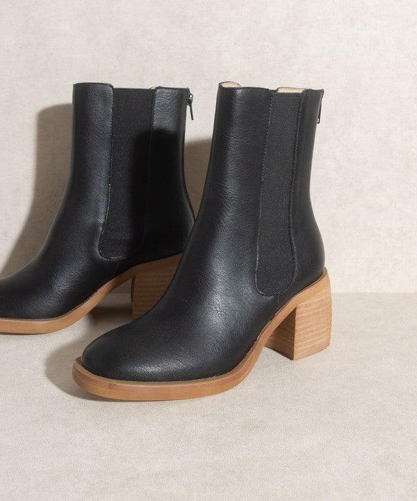 Women's Shoes - Boots Womens Shoes Style No. Olivia - Chelsea Heel Boots