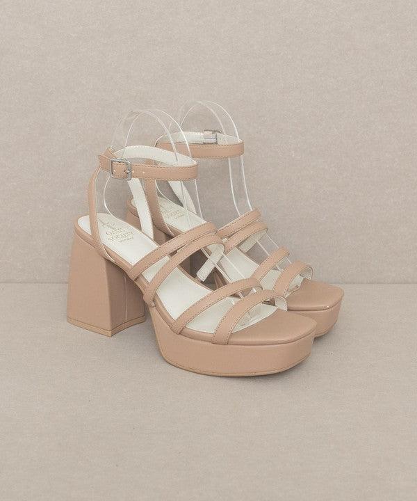 Women's Shoes - Heels Womens Shoes Style No. Talia - Strappy Platform Heels