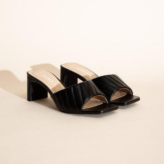 Women's Shoes - Sandals Womens Shoes Style No. W-Nina Slide Mule Heels