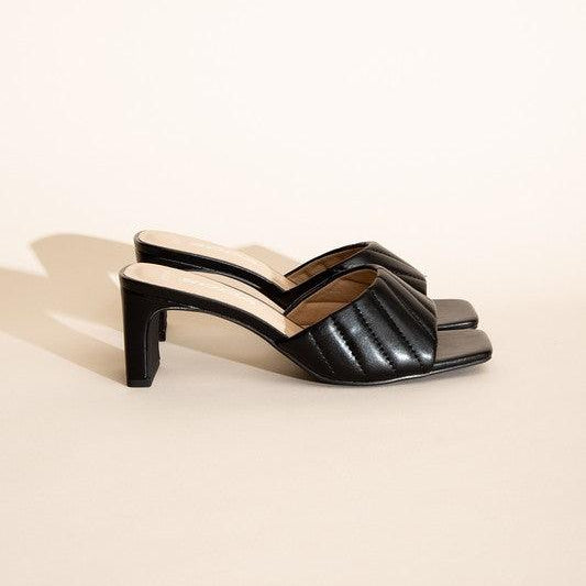 Women's Shoes - Sandals Womens Shoes Style No. W-Nina Slide Mule Heels