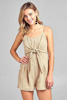 Women's Outfits & Sets Womens Sleeveless One-Piece Romper Shorts Open Back