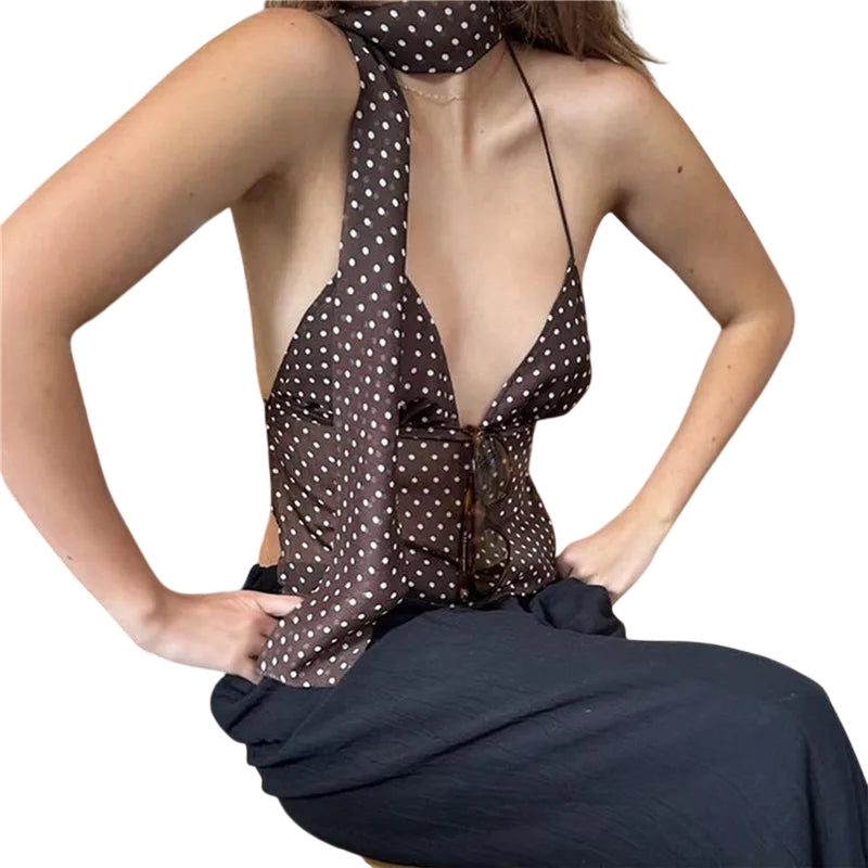 Chic Spaghetti Strap Tank Top for Women's Casual Wear