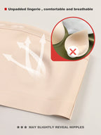 women's strapless seamless bra, comfortable unpadded material for everyday wear