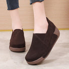 Women's Shoes - Flats Womens Suede Upper Slip On Vulcanized Shoes