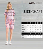 Womens Tye Dye Tee and Short Lounge Set - VacationGrabs
