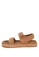 Comfortable Rag Company womens vacation sandals in tan with adjustable straps for stylish summer wear