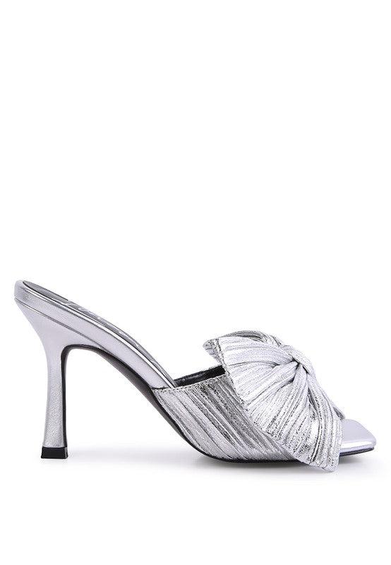 Women's Shoes - Heels Wonderbuz High Heeled Bow Slider Sandals