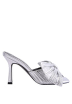 Wonderbuz High Heeled Bow Slider Sandals