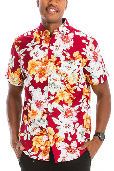 Hawaiian Print Shirt – Relaxed Vacation Fit