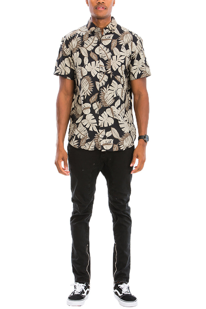 Hawaiian Print Shirt – Short Sleeve Vacation Shirt
