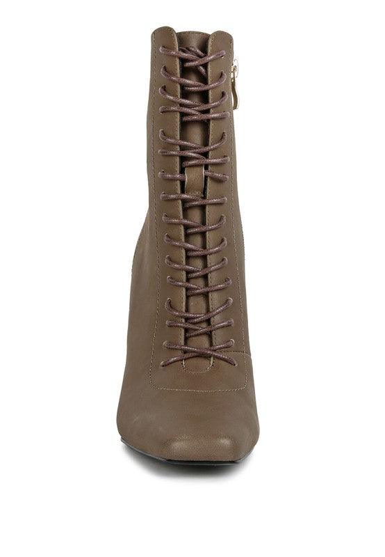 Women's Shoes - Boots Wyndham Lace Up Leather Ankle Boots