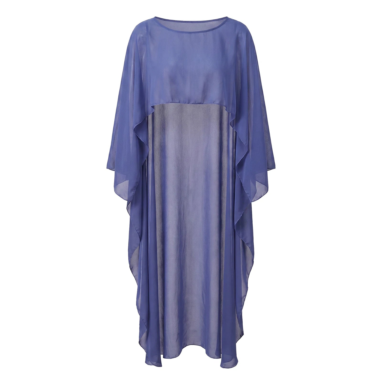Women's sheer purple cover-up, perfect for beach days, y2k aesthetic