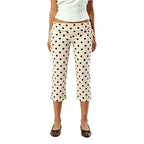 Women's polka dot pants, lightweight fabric for casual y2k fashion