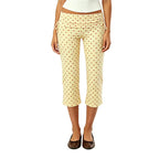 Women's cream polka dot pants, comfortable fit, y2k fashion