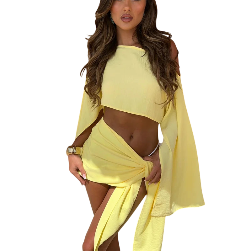 Y2K Fashion Beach Cover-Up for Women - Trendy & Chic