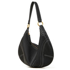 Black leather crossbody mini bag for stylish everyday use