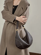 Brown leather crossbody mini bag for stylish everyday use
