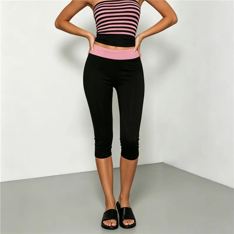 Women's black yoga pants yoga, stretchy fabric for comfortable workouts