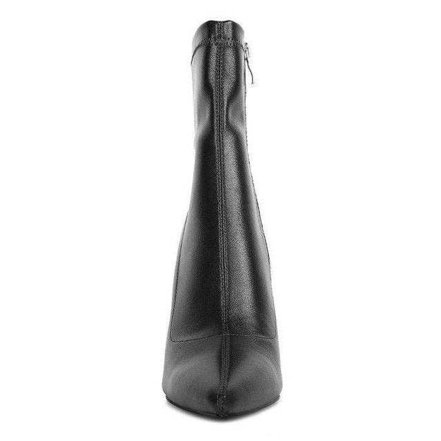 Yolo High Pointed Heeled Ankle Boot - VacationGrabs