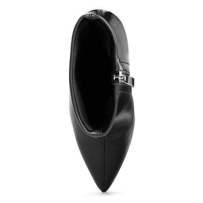 Yolo High Pointed Heeled Ankle Boot - VacationGrabs