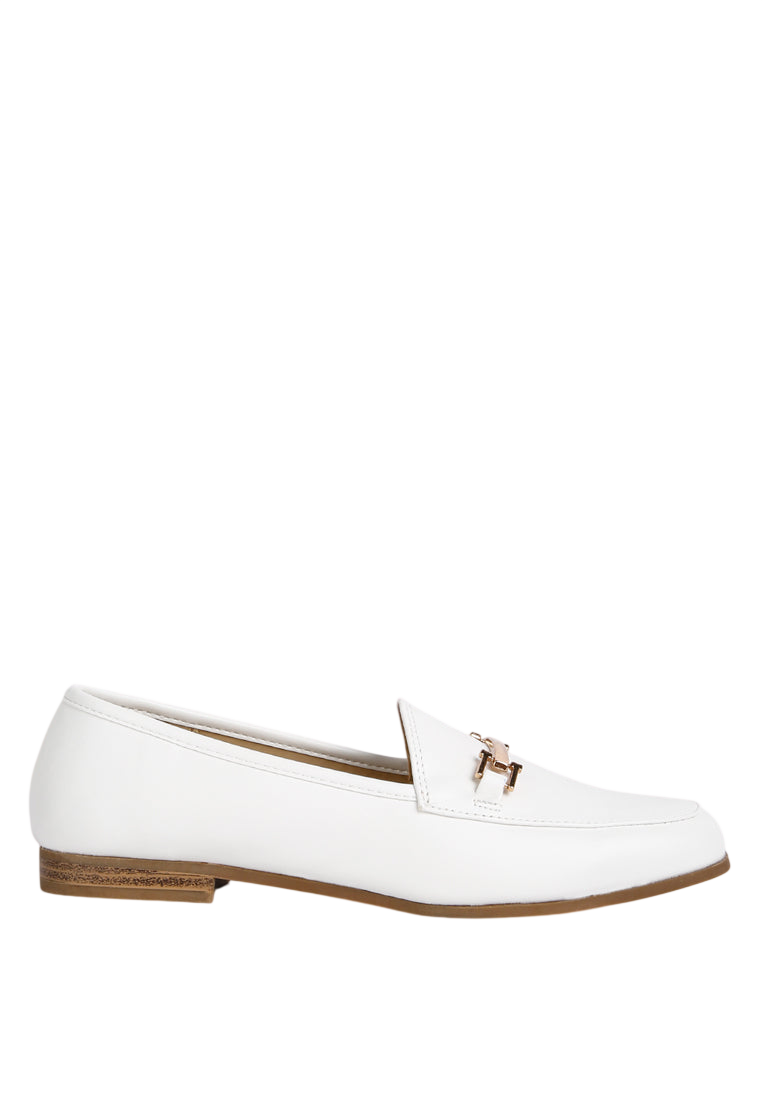 Zaara Solid Faux Suede Loafers
