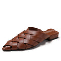 Brown woven casual men shoes, stylish and comfortable for everyday wear