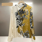 Women's floral summer tops for women, satin blend for casual outings