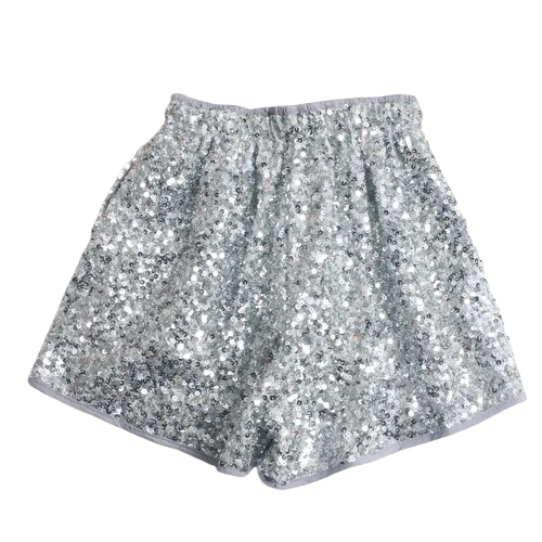 Women's Sequined Clubwear Shorts for Vacation Worthy Style