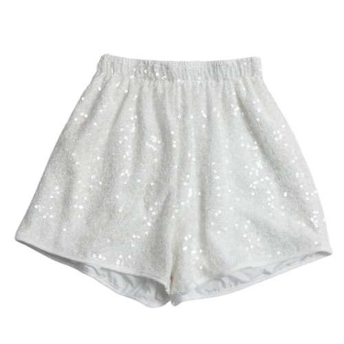 Women's Sequined Clubwear Shorts for Vacation Worthy Style