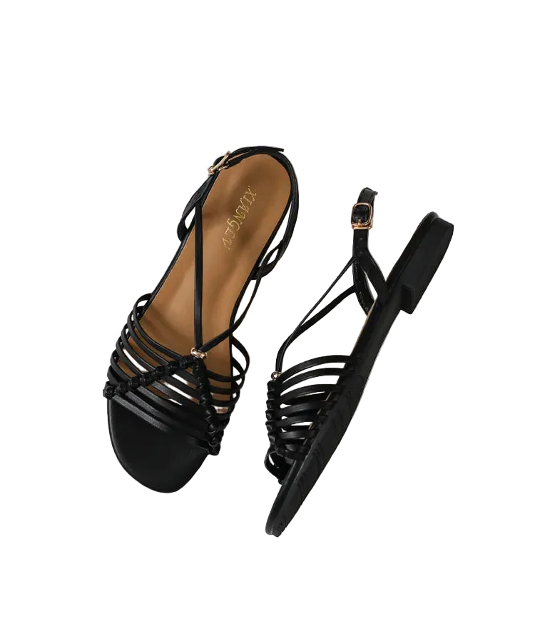 VacationGrabs women's sandals in black, perfect for casual outings