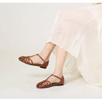 Women's brown sandals by VacationGrabs, perfect for casual summer outings