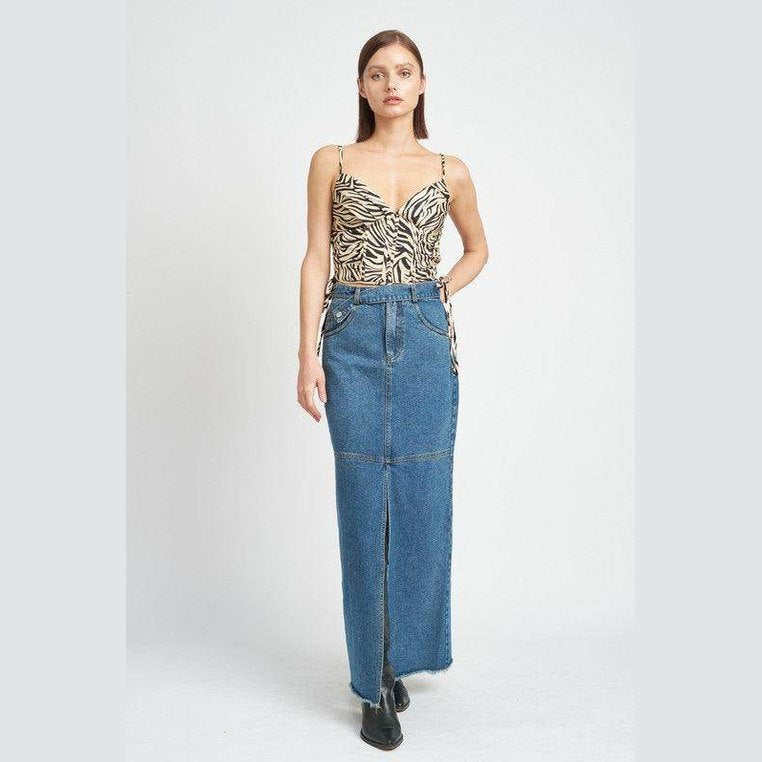 Zebra Print Ruched Corset Top - VacationGrabs