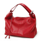 Red leather coach purse shoulder bag for everyday use