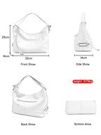 White leather coach purse shoulder bag, ideal for everyday use