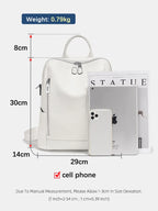 White travel bag, lightweight, stylish, perfect for everyday use
